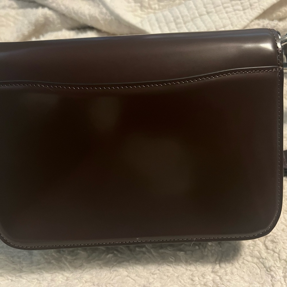 CoachRich Brown Leather Messenger Bag - Picture 2 of 5